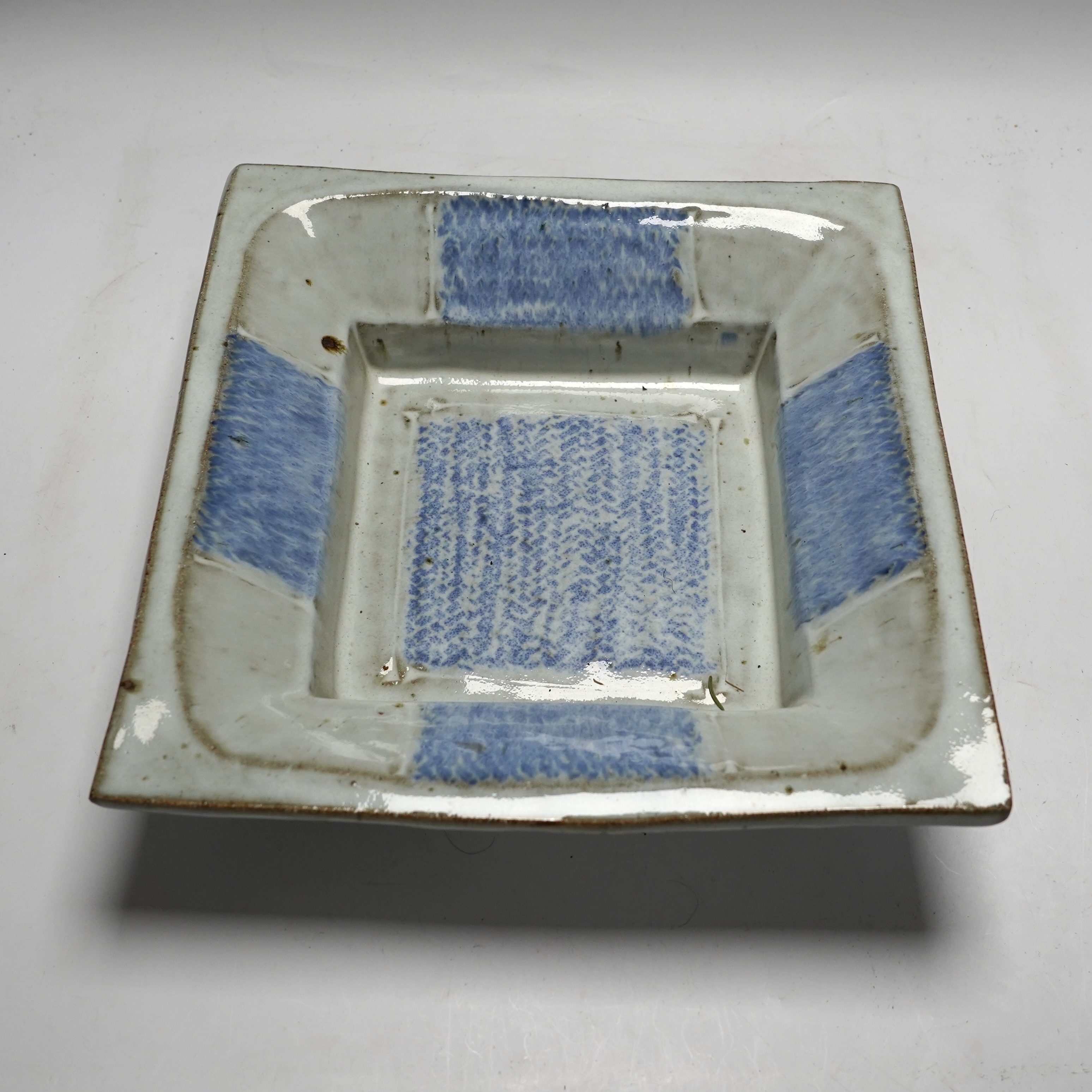 William Plumptre (b. 1959), studio pottery bowl, 30cmsq
